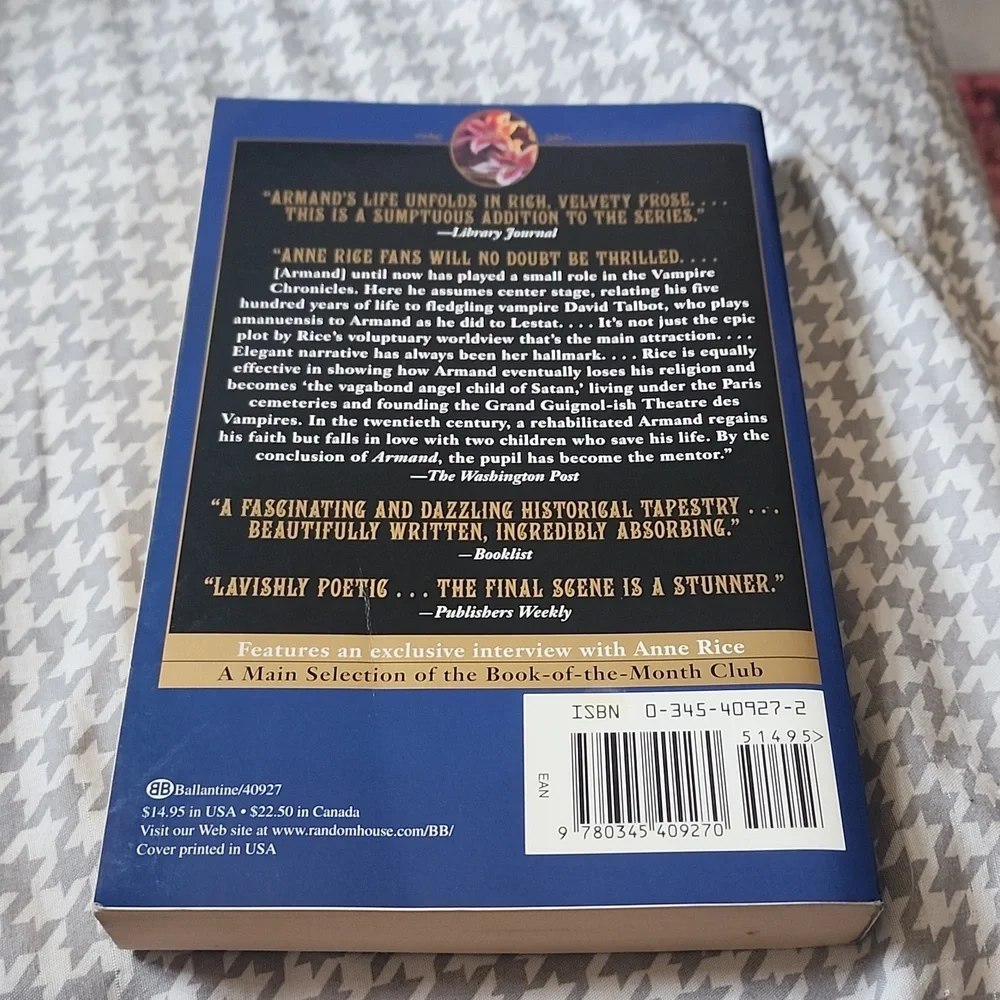 The Vampire Armand by Anne Rice - Picture 2 of 2